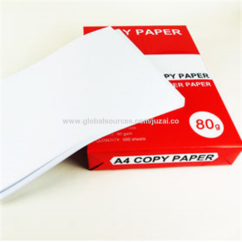 A4 Size White Plain Bond Paper With Virgin Wood Pulp Smooth Surface