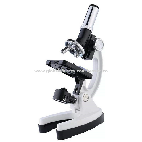 Compre Kit De Microscopio Para Principiantes Para Niños 120-1200x Con  Microscopio Corporal De Metal, Toboganes De Plástico, Luz Led Y Caja y  Juguetes De Ciencia de China por 19.52 USD