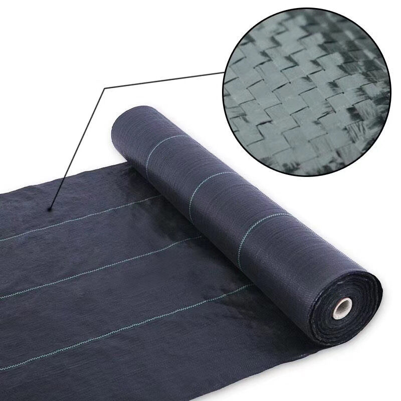 Wholesale Agricultural Black Plastic Weed Control Mat Ground Cover Dark Weed Barrier Fabric