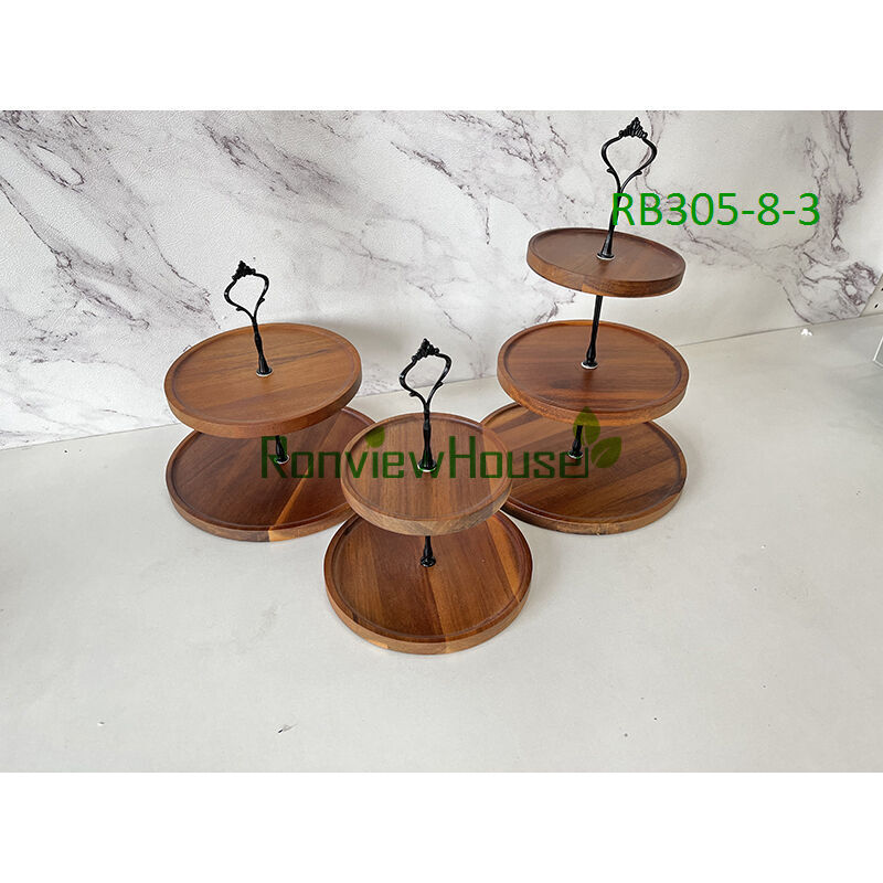 Buy Wholesale China Bamboo Serving Trays With Handlebar And Various
