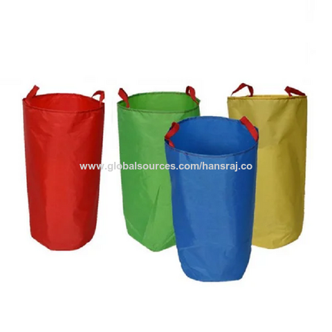 Sacos de corrida de sacos de batata coloridos e duráveis para jogos de gramado ao ar livre para crianças