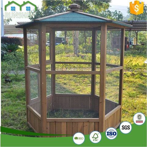Buy Standard Quality China Wholesale Outdoor Garden Luxury Bird Cages  Wholesale X Large Size Cage Bird Macaw Cage Wooden Bird Pet Aviaries House  $60 Direct from Factory at Xiamen Runshen Import And