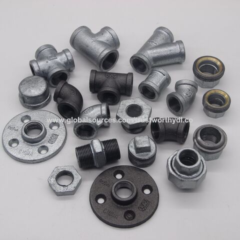 Buy Wholesale China Ul/fm Approved Malleable Casting Black/galvanized Iron  Pipe Fitting For Construction & House Building & Malleable Pipe Fitting at  USD 0.4