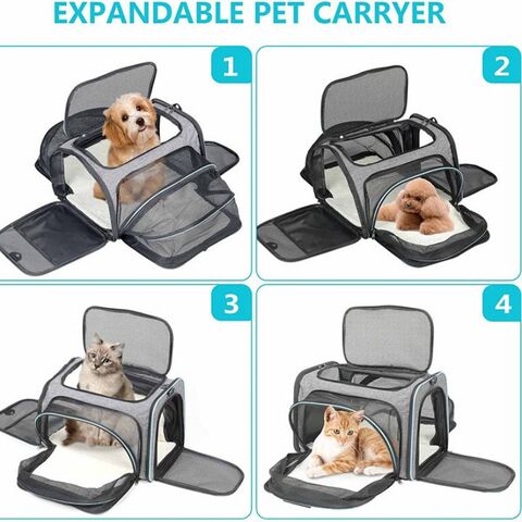 Buy Expandable Foldable Soft-Sided Cats and Dog Carrier