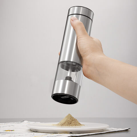 Automatic Salt Cumin Pepper Grinder Sets Shaker Spice Mill Gravity