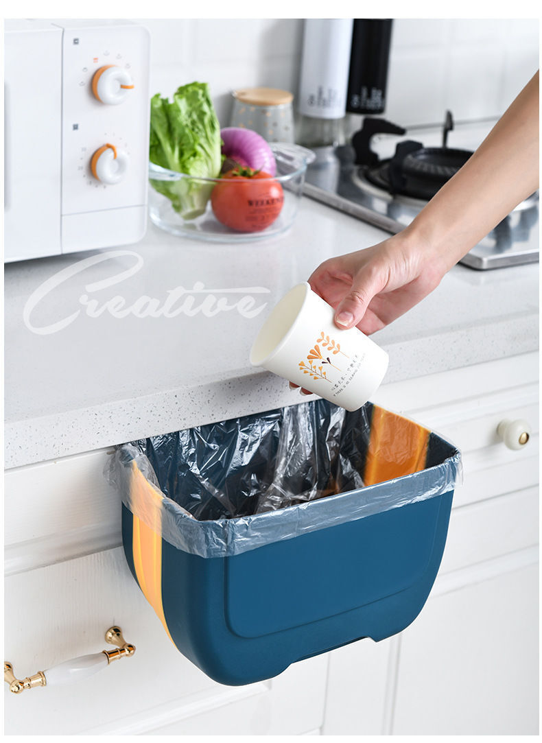 Household Trash Can Stackable Sorting Garbage Bin Recycling Bin Kitchen Dry  and Wet Separation Waste Bin Home Rubbish Storage Bin