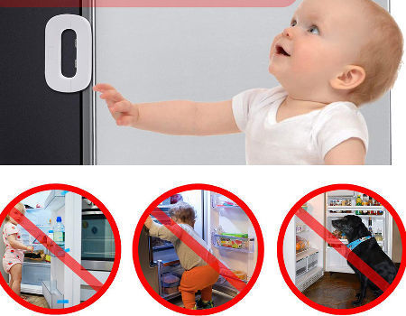 Buy Wholesale China Multi-function Home Refrigerator Door Lock Latch Child  Safety Easy To Install & Door Lock at USD 1.59