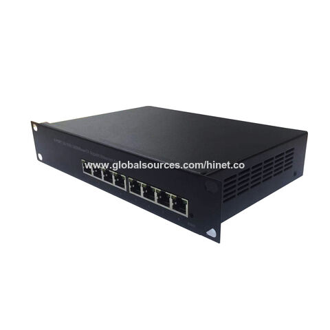 Switch con 8 puertos Gigabit para Rack