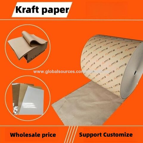 Buy Wholesale China Manufacturer Suppliers Brown Jumbo Roll Virgin Recycled  Offset Wrapping Paper Roll Kraft Paper & Kraft Paper at USD 0.97