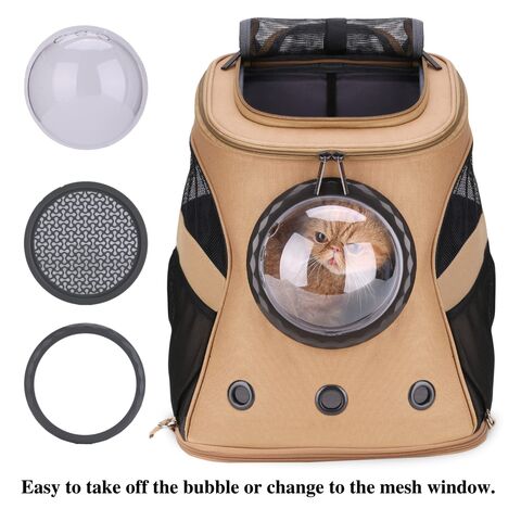 Cat Backpack Carrier, Breathable Cat Carrier Foldable Bubble