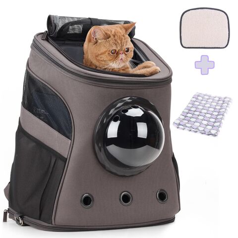 Cat Backpack Carrier, Breathable Cat Carrier Foldable Bubble