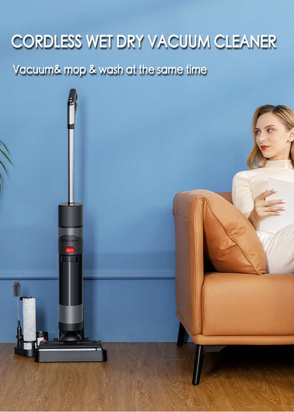 Buy Wholesale China 3 In 1 Powerful Wireless Vacuum Cleaner Floor Care