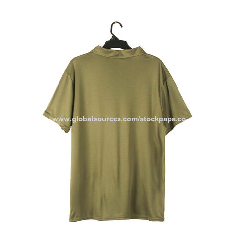 Buy Wholesale China Stockpapa 2023 Men's Solid Color Polo T-shirt