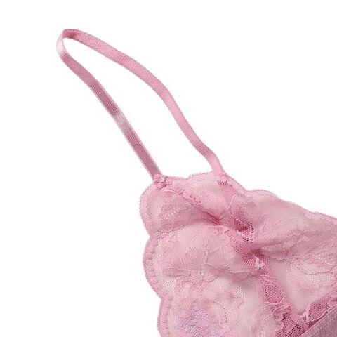 Ladies' Basic Bra In Lace, Without Underwire, Without Cup Pad