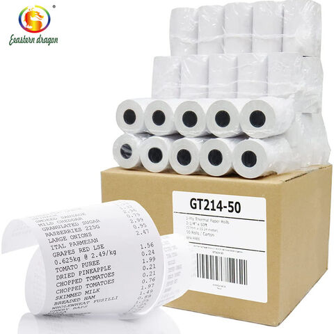 Sticky Semi Transparent Thermal Paper 80mm
