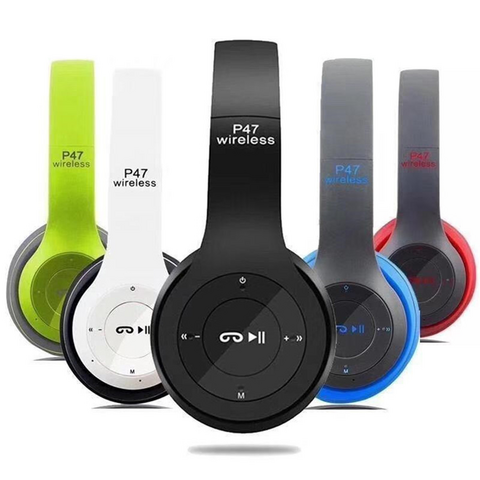 Factory Price  P47 Wireless Gaming Headphone BT 5.0 Wired Gaming Headset Over Ear for Gaming Device with Mic