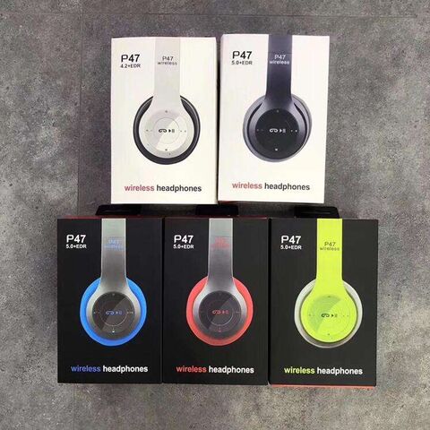 Factory Price  P47 Wireless Gaming Headphone BT 5.0 Wired Gaming Headset Over Ear for Gaming Device with Mic