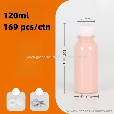 BPA-Free Empty 250ml / 500ml / 1000 ml PET Milk Bottles , Small Plastic  Beverage Bottles