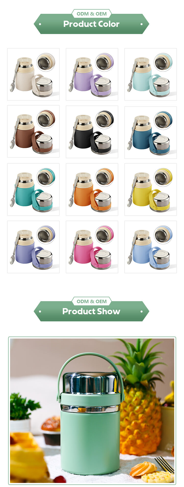 Buy Wholesale China 2023 Everich Supplier 600ml 800ml Insulated Food ...