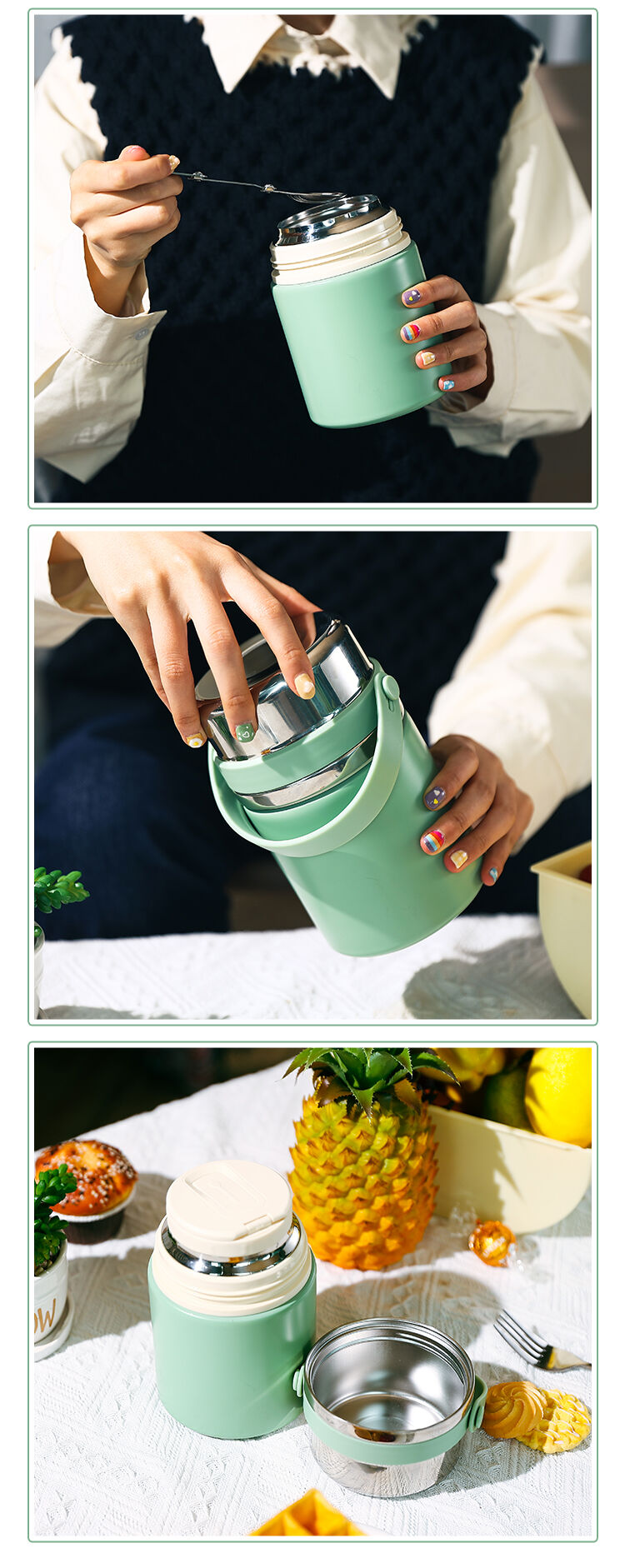 Buy Wholesale China 2023 Everich Supplier 600ml 800ml Insulated Food ...