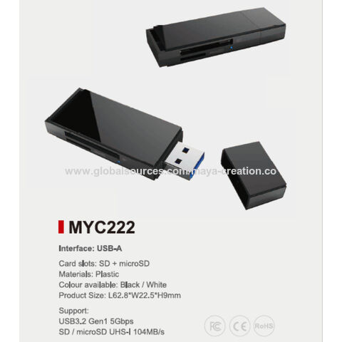 OTG USB Card Reader Dongle SD Micro SD - USB Card Readers, Hard Drive  Accessories