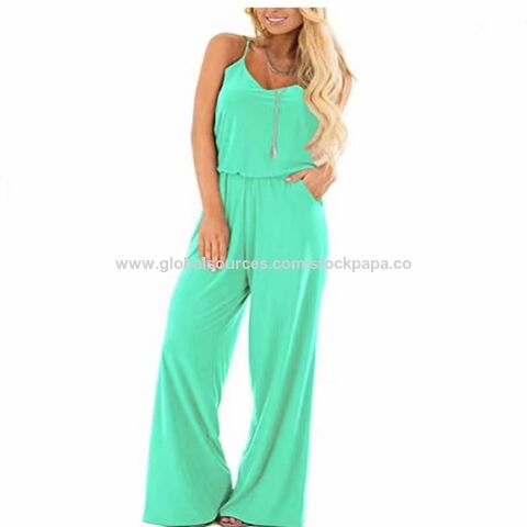 Stockpapa 2023 Women's Solid Color Jumpsuits Apparel Stock Wholesale Cheap  Price Clearance, Women's Jumpsuits, Women's Casual Set, Women's Outdoor  Wear - Buy China Wholesale Women Jumpsuits Over Stock Wholesale Clearance  $4