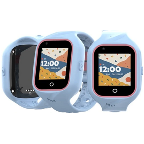 Reloj inteligente para niños con tarjeta SIM, reloj GPS 4G para niños con  llamadas telefónicas, mensajes de texto, WiFi, Bluetooth, música,  podómetro