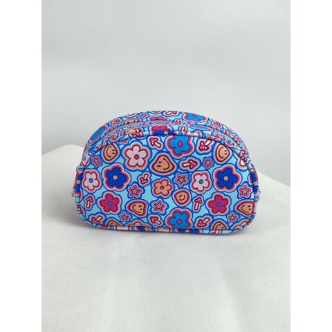 Makeup Bag,1Pc Geometric Print Pu Square Makeup Bag Makeup Bag