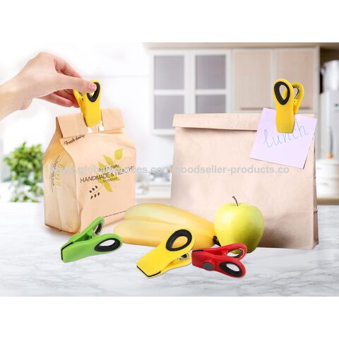 12 Pack Chip Clips, Bag Clips, Magnetic Clips, Chip Clips Bag Clips Food  Clips, Bag Clips for Food, Clips for Food Packages, Chip Bag Clip, Food