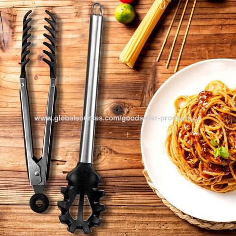Silicone Pasta Fork, 2Pcs Spaghetti Spoon Pasta Fork High Heat