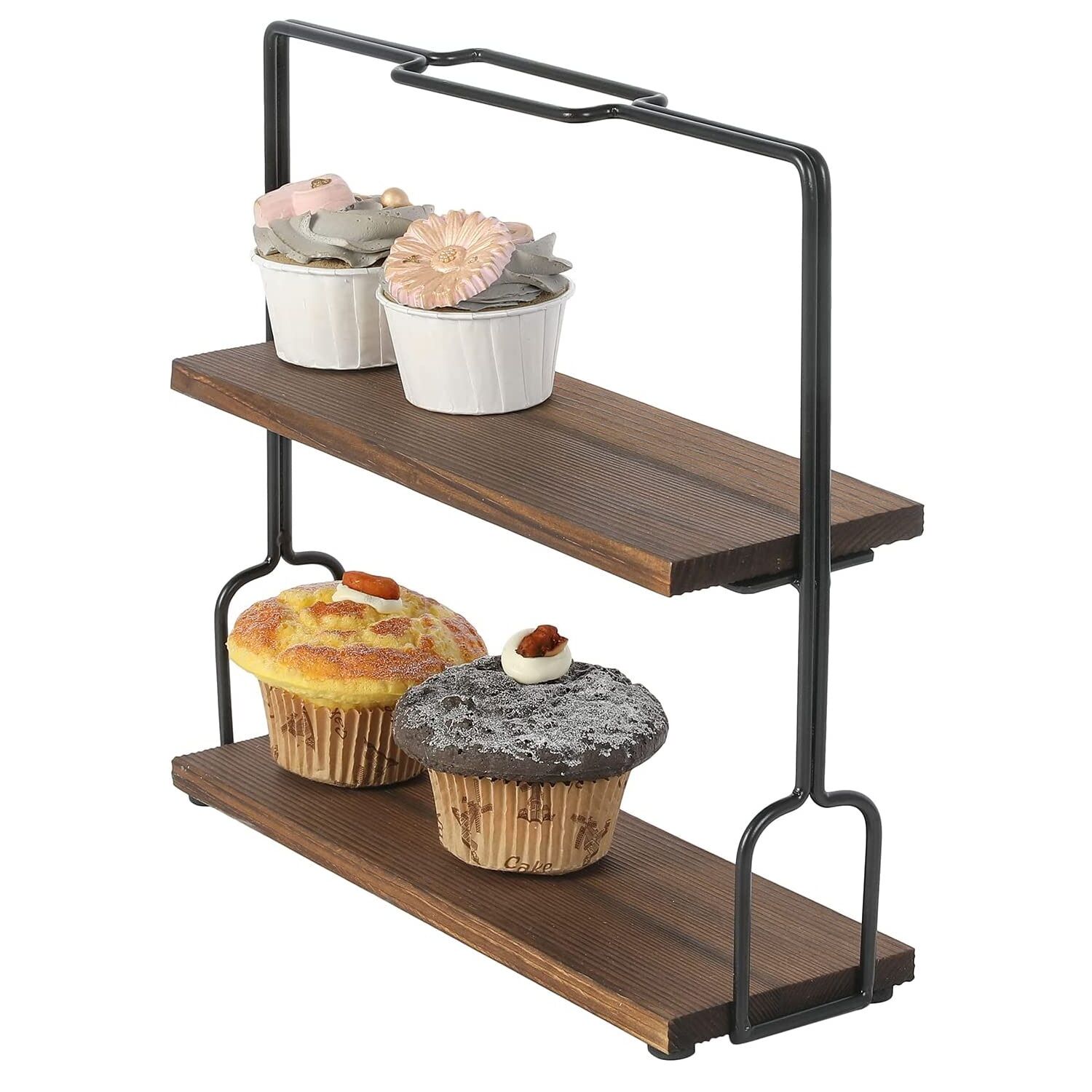  Soporte alto para tartas con tapa, bandeja de exhibición para  fotos, postres, confitería, bandeja de mesa para tartas, soporte para  pasteles (Tamaño : L) : Hogar y Cocina