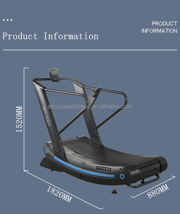 Curved treadmill alibaba hot sale