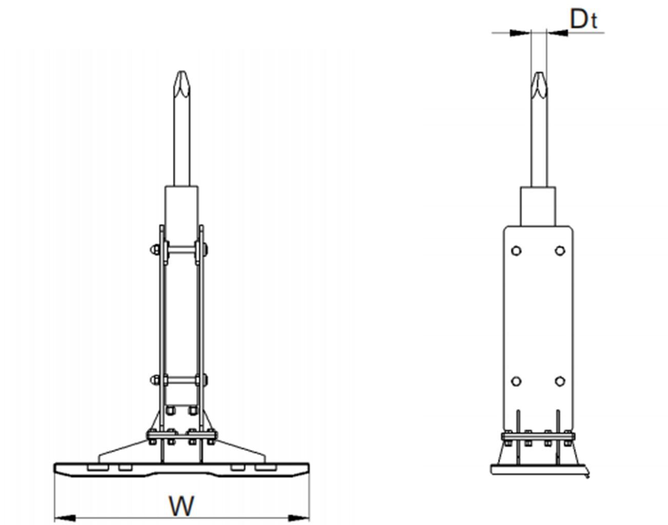 Buy Wholesale China Skid Steer Concrete Breaker Attachment Horizontal Type Shbh & Concrete