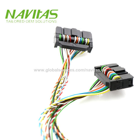 Source Navitas HIROSE DF20 40 pin Female Socket Connector to HE 10 LVDS  Cable on m.