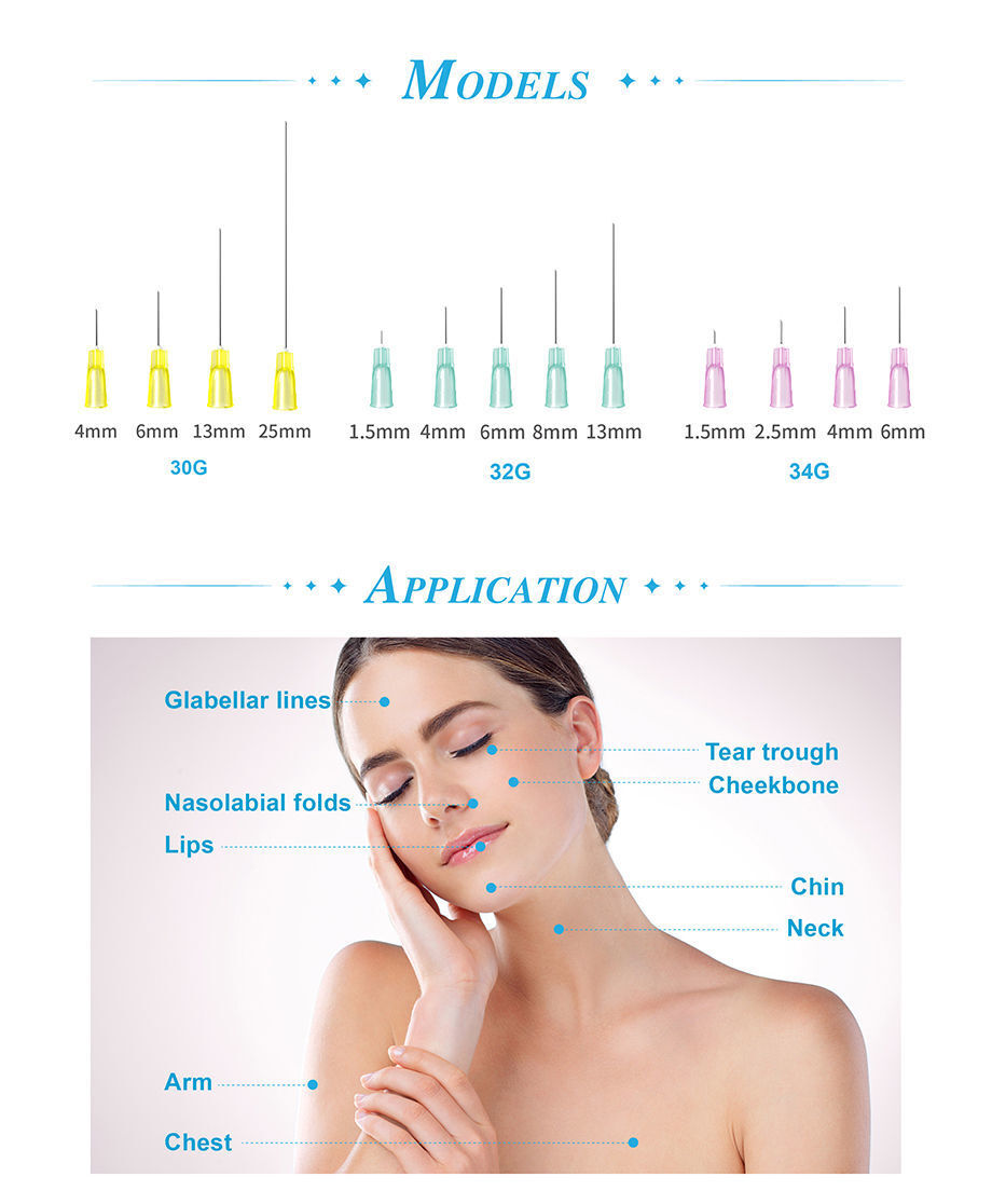 Needel Injection Buy Wholesale China Disposible Injection Needle Price 34g 6mm Meso ...