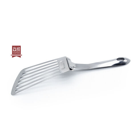 Spatule Wok, Fish Turner pour Cuisine avec Poignée Ergonomique en