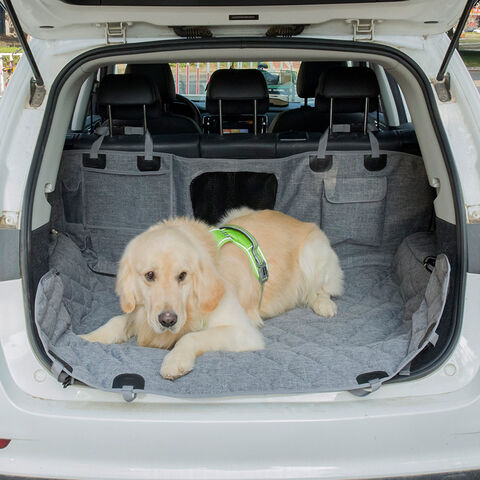 Hanjo Pets Funda impermeable para asiento trasero de automóvil, hamaca de  automóvil para perros, funda de asiento de automóvil para asiento trasero