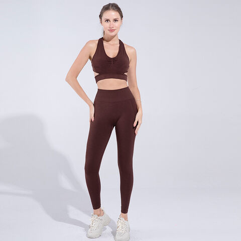 Mujeres Leggings Deportivos sin Costuras de Levantamiento de Glúteos,  Pantalones de Yoga de Cintura Alta, Ropa Deportiva para Mujer