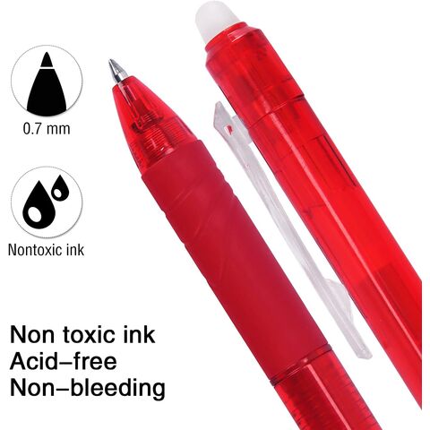 Glitter Gel Pens 16 Assorted Pastel Color 0.7mm Retractable