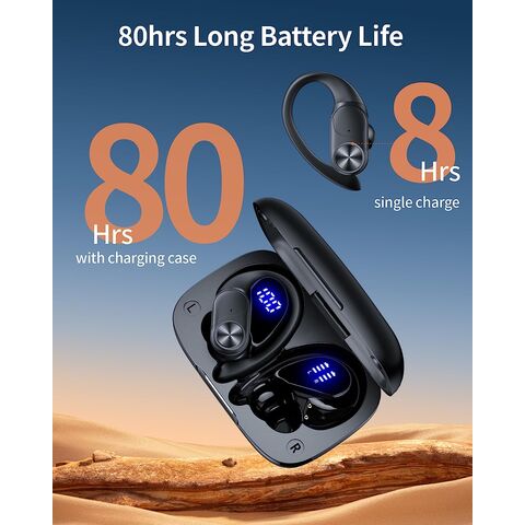 Wireless Earbuds,Bluetooth 5.3 Ear Buds Stereo Bass,Bluetooth Headphones in  Ear Noise Cancelling Mic,IP7 Waterproof Earphones Sports Ear pods,Air Buds  Pro 32H Playtime for iPhone/Android/Samsung 