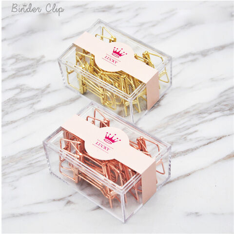 Compre 20pcs Clips De Carpeta De Metal Pequeños Clips De Carpeta De Papel  Multicolor Abrazaderas De Papel De Acero Inoxidable Para Suministros  Escolares De Oficina y Clips De La Carpeta de China