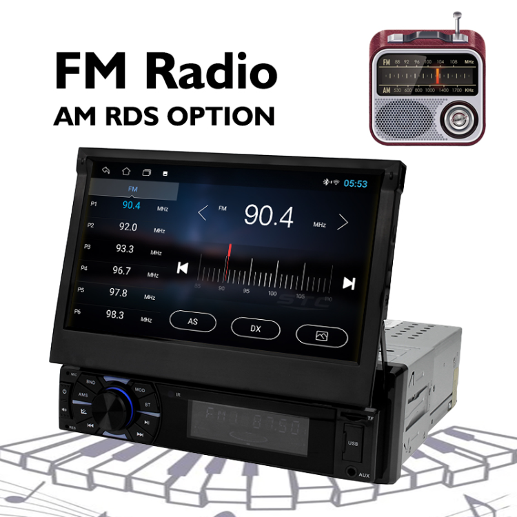 Stc Ready To Ship Product 7'' Android Car Radio Retractable Touch ...