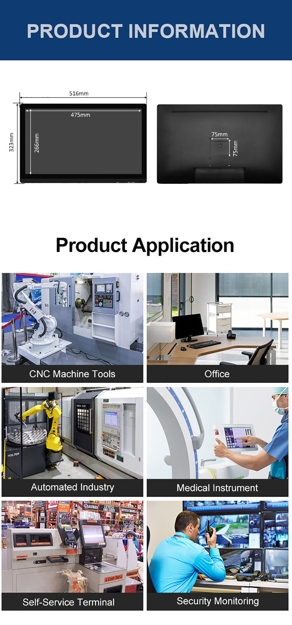 Buy Wholesale China 19 Inch Ips1600*900 Tft Led Computer Touch Screen