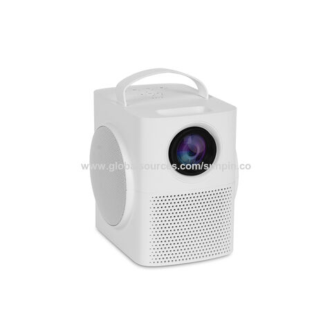 Proyector para el hogar inteligente Altavoces integrados Fuente de  alimentación 5V 2A 100-240V USB HD 1080P Mini proyector para teléfono móvil