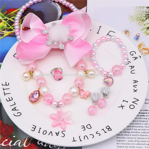  Christmas Gift Beads Bracelet Making Kit, Girls' Lovely  Bracelet Necklace Jewelry Making Kit, DIY Bulk Acrylic Gradient Bead Girls'  Birthday Gift DIY Craft for Girls (Multicolour)