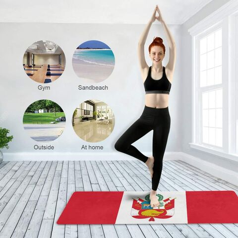 3-in-1 Travel Yoga Mat/Hot Yoga Towel/Gym Mat Topper - Non-Slip, Portable,  Foldable, Washable & Eco-Friendly | 1.5mm Thin | Ideal for Yoga, Hot Yoga