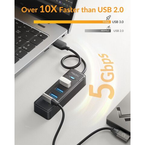 Adaptateur Sounix USB C vers Ethernet - avec chargement USB C - Adaptateur  Ethernet 