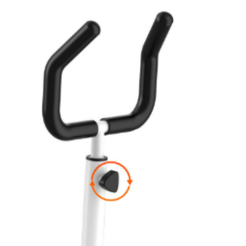 Twist stepper with online handlebars