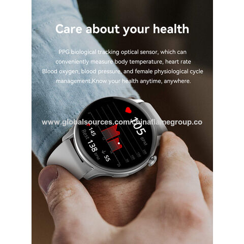 Smart Watch HK85 AMOLED 1.43 BT Call Health Monitoring Always on