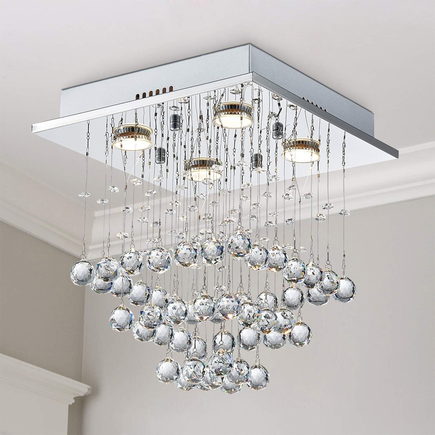 Buy Wholesale Canada Black Modern Chandelier Lighting Luxury K9 Crystal ...